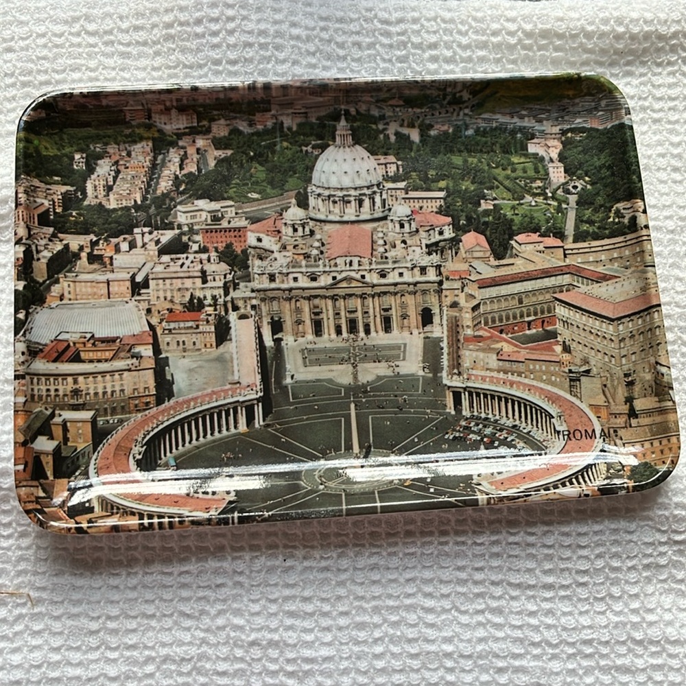 Rome souvenir tiny tray EUC